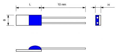 Sketch of a sensor lead wire type B
